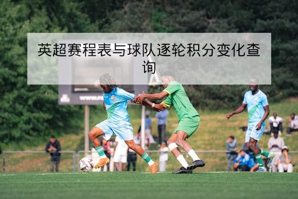 英超赛程表与球队逐轮积分变化查询
